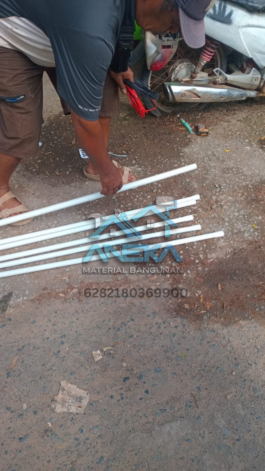 Pengantaran Pipa Wilayah Batam